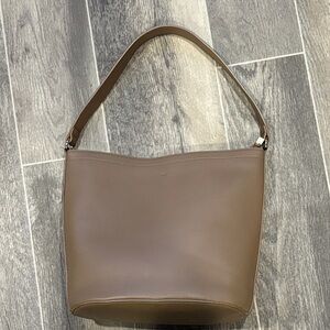 ELA MIA Bucket Bag Pebbled Tan